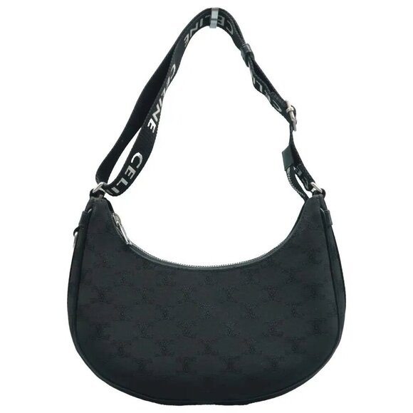 100% Authentic CELINE Ava Cloth Shoulder Bag 1595-10624